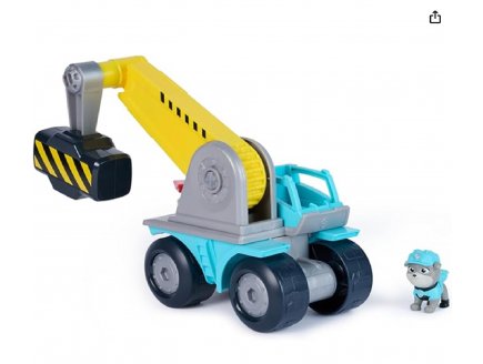 Coffret Pat Patrouille Ruben & Cie : Méga véhicule de démolition + Molly - Véhicule de luxe - Figurine chien - Paw Patrol - Spin Master