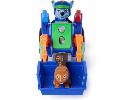 Coffret Pat Patrouille Search & Rescue : Camion recyclage retro friction + Rocky + Castor - V�hicule Sauvetage - Figurine chien - Paw Patrol - Spin Master