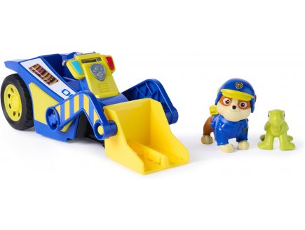 Coffret Pat Patrouille Search & Rescue : Ruben son bulldozer + Ruben + tortue - V�hicule Sauvetage - Figurine chien - Paw Patrol - Spin Master