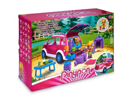 COFFRET PINYPON CAMPING CAR AVEC FIGURINES ET ACCESSOIRES - FAMOSA - 7017015 - VAN, MINI POUPEE