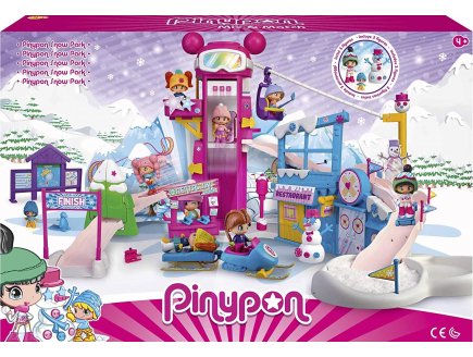 COFFRET PINYPON LA STATION DE SKI SPORT D'HIVER - FIGURINE ET ACCESSOIRES - FAMOSA - 32003 - MINI-POUPEE