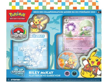 Coffret Pokemon Deck des Championnats du Monde 2025 � Riley McKay � KSI�s Gardevoir : Gardevoir Ex 310 - Cartes � collectionner Fran�aise
