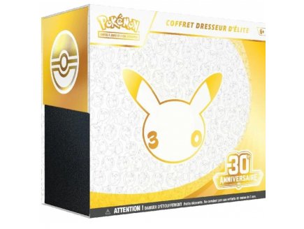 Coffret Pokemon dresseur d'Elite 30e Anniversaire - cartes a collectionner Française