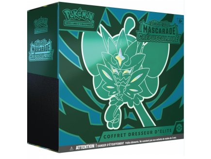 Coffret Pokemon dresseur d'Elite EV06 Ecarlate et Violet - Mascarade Crépusculaire - cartes a collectionner Française