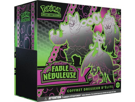 Coffret Pokemon dresseur d'Elite fable n�buleuse : Ecarlate et violet - cartes a collectionner Fran�aise