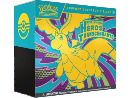 Coffret Pokemon dresseur d'Elite ME2.5 M�ga-�volutions - H�ros Transcendants - cartes a collectionner Fran�aise