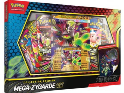 Coffret Pokemon M�ga Zygarde EX PV 310 - Collection Premium - 8 Boosters - Cartes � collectionner Fran�aise