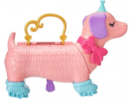 Coffret Polly Pocket chien en fête + 2 figurines + 26 accessoires - Mattel HYD98