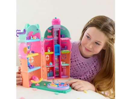 Coffret Polly Pocket Maison Cornet de Glace + 2 figurines + 24 accessoires - Mattel - JFT91 - Poupée