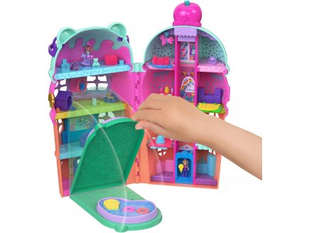 Coffret Polly Pocket Maison Cornet de Glace + 2 figurines + 24 accessoires - Mattel - JFT91 - Poupée