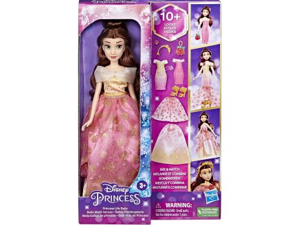 COFFRET POUPEE BELLE MULTI TENUES + ACCESOIRES - DISNEY PRINCESS BELLE ET LA BETE - HASBRO - F4625