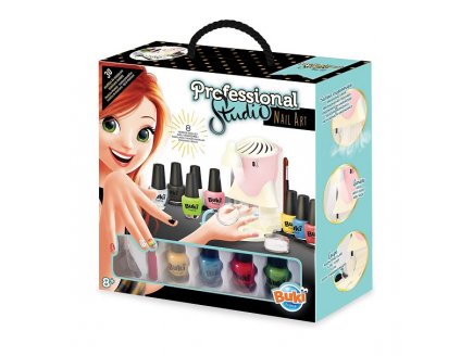 COFFRET PROFESSIONAL STUDIO NAIL ART - BUKI - 5404 - MANUCURE ONGLES, BEAUTE