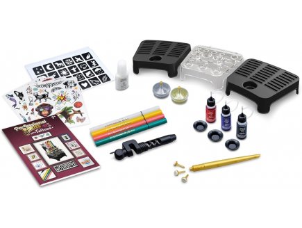 Coffret Professional Studio Tattoos - Buki - 5437 - Atelier tatouages temporaires, Kit créatif