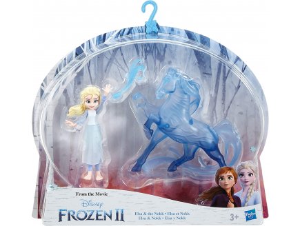 COFFRET REINE DES NEIGES II : POUPEE ELSA ET CHEVAL NOKK + 1 ACCESSOIRE - DISNEY FROZEN MINI POUPEES - HASBRO - E6857