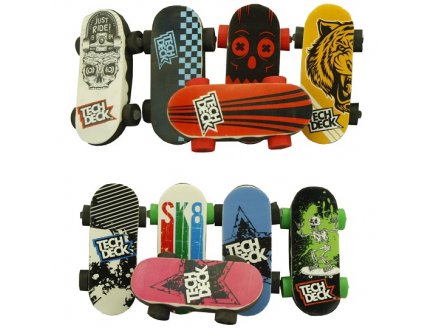 Coffret Tech deck bendy boards 10 finger skates - planches flexibles - spin master - mini skake a doigt