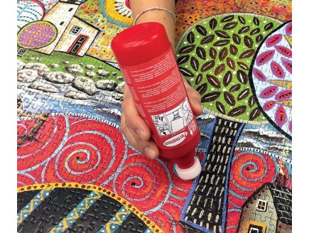 Colle pour puzzle 250 ml permanente - Flacon avec applicateur - Educa - 17193 - Accessoire