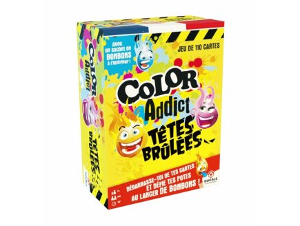 COLOR ADDICT EDITION TETE BRULEES - DROLES DE JEUX - JEU DE CARTES