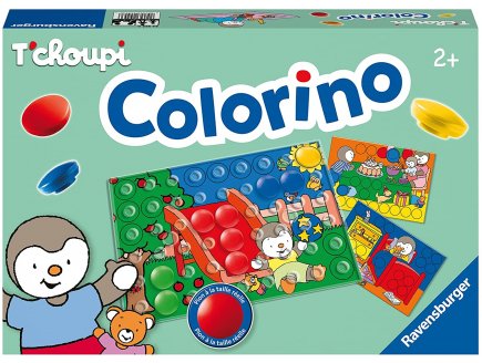 COLORINO T'CHOUPI - RAVENSBURGER - 24553 - LE JEU DES COULEURS