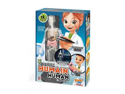 CORPS HUMAIN 12 EXPERIENCES - BUKI SCIENCE - 2163 - ANATOMIE, SQUELETTE