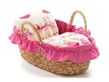 Couffin garni princesse rose poupon 36 cm - Bayer chic 2000 - 23304