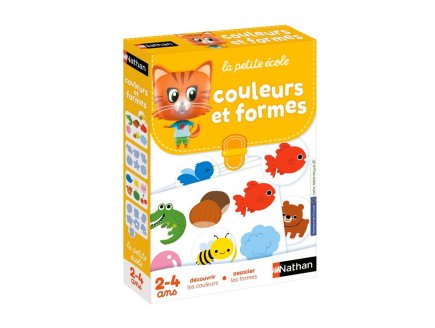 Couleurs et Formes 6 Jeux progressifs 2-4 ans - La petite école - Nathan - 31402 - Jeu éducatif