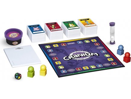 Cranium avec plateau 15 activites - jeu d'ambiance adulte - hasbro - c1939