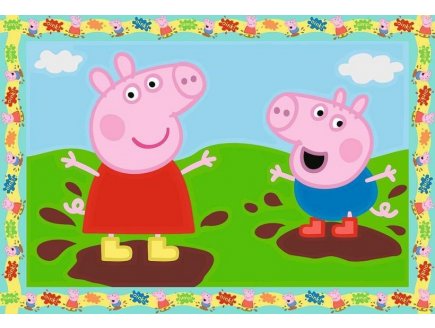 Creart junior peppa pig - numero d'art - Ravensburger - 257799 - kit peinture enfant 5/7 ans
