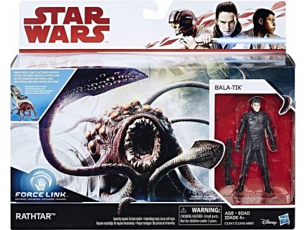 CREATURE STAR WARS RATHTAR + BALA-TIK - FORCE LINK 2.0 - FIGURINE - VEHICULE - VAISSEAU - HASBRO - E1262