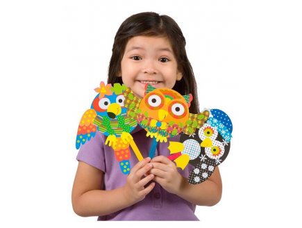 Cree tes oiseaux rigolos - pops craft - alex Toys - kit creatif