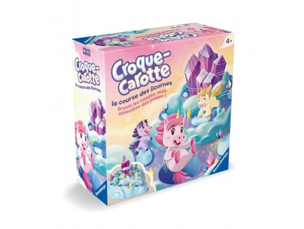 CROQUE CAROTTE LICORNES - PARCOURS, COURSE - RAVENSBURGER - 227983 - JEU SOCIETE ENFANT