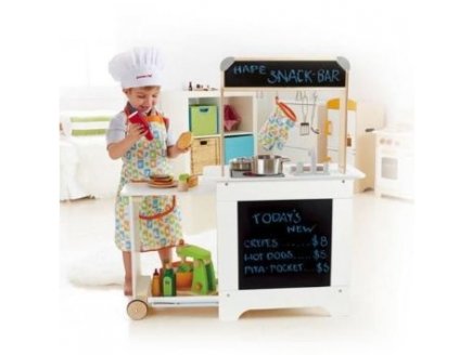Cuisine du chef en bois - Hape - e3126 - jeu d'imitation