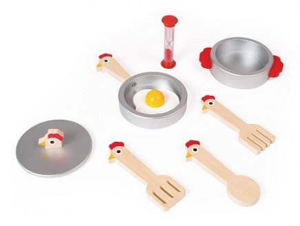 Cuisine ilot en bois french cocotte - Janod - j06545 - jeu imitation