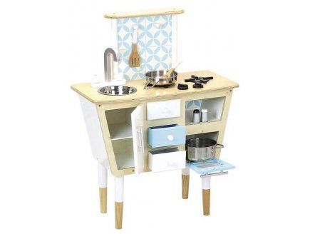Cuisine vintage en bois + accessoires - Vilac - 8109 - jouet d'imitation