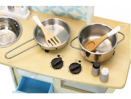 Cuisine vintage en bois + accessoires - Vilac - 8109 - jouet d'imitation