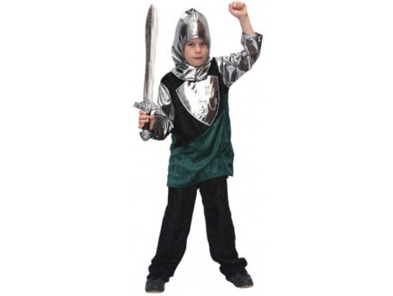 DEGUISEMENT CHEVALIER VERT TRISTAN 12 ANS - COSTUME GARCON - PANOPLIE  ENFANT MOYEN AGE