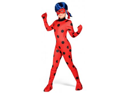 DEGUISEMENT CLASSIQUE MIRACULOUS LADYBUG 9/11 ANS - FILLE - LICENCE OFFICIELLE