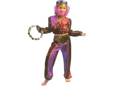 DEGUISEMENT DANSEUSE ORIENTALE 4 ANS - COSTUME FILLE - ENFANT - CARNAVAL