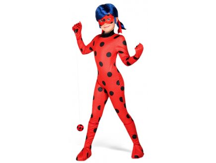 DEGUISEMENT DE LUXE MIRACULOUS LADYBUG 6/8 ANS ET ACCESSOIRES - FILLE - LICENCE OFFICIELLE