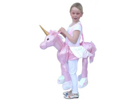 DEGUISEMENT LICORNE ROSE A MONTER FILLE - ANIMAL LEGENDAIRE