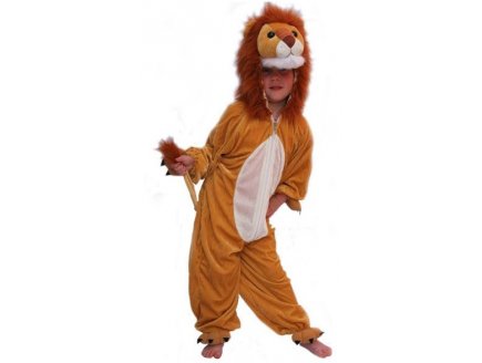 DEGUISEMENT LION 6 ANS - COSTUME PELUCHE ANIMAUX SAUVAGES - PANOPLIE ENFANT