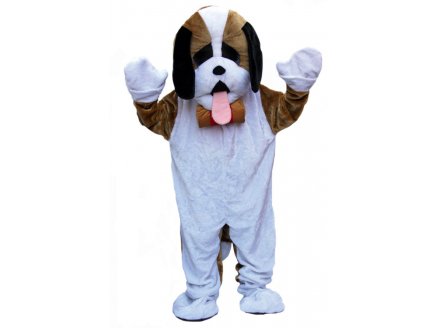 DEGUISEMENT MASCOTTE CHIEN SAINT BERNARD ADULTE TAILLE UNIQUE - BIG COSTUME GEANT - ANIMAL