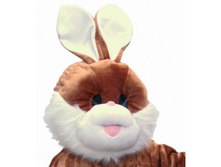Deguisement mascotte lapin brun adulte taille unique - Big costume geant