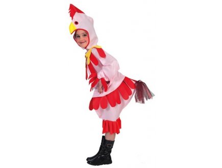 DEGUISEMENT POULE 10/12 ANS FILLE - COSTUME ANIMAL FERME - PANOPLIE FILLE - CARNAVAL - FETE 