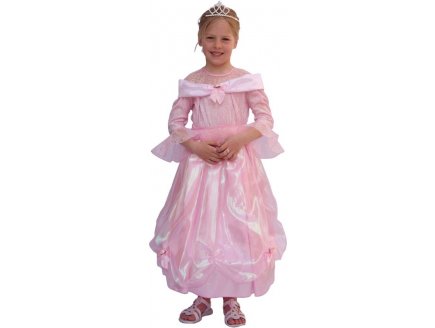 DEGUISEMENT PRINCESSE ANNABELLE 6 ANS - COSTUME FILLE - PANOPLIE - ROBE ROSE - FETE - CARNAVAL