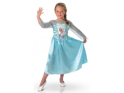 DEGUISEMENT REINE DES NEIGES ELSA 7/8 ANS FROZEN - RUBIES - 889542