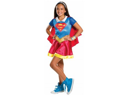 DEGUISEMENT SUPERGIRL DE LUXE 5/7 ANS DC SUPER HERO GIRLS - RUBIES - 620742