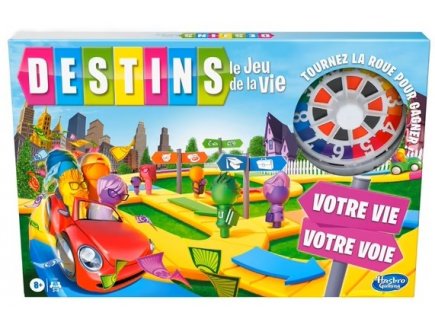 DESTINS LE JEU DE LA VIE NOUVELLE VERSION COLOREE - HASBRO - F0800 - JEU DE SOCIETE