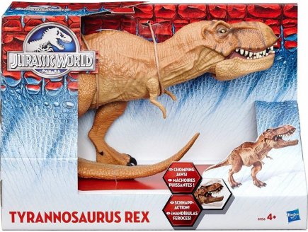 DINOSAURE GRAND T-REX 40 CM : MACHOIRE S'ACTIONNE - TYRANNOSAURUS - DINO - JURASSIC WORLD - HASBRO