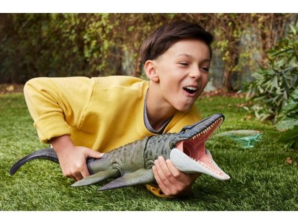 Dinosaure Mosasaure Morsure Extreme 65 cm - Jurassic World - Mattel - JCH00 - Figurine