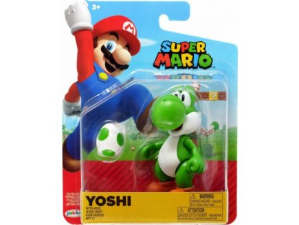 DINOSAURE YOSHI AVEC OEUF VERT ET BLANC : FIGURINE SUPER MARIO 11 CM - FIGURINE NINTENDO ARTICULE